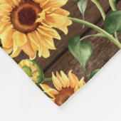 Memorial 18 Photos Hug From Heaven Sunflowers Fleece Deken (Hoek)