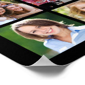 Memorial 19 Fotocollage voor altijd in ons hart Poster (Hoek)