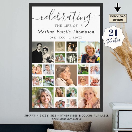 Memorial 21 Poster van het Minimale Manuscript van