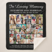 Memorial 30 Fotocollage Sherpa Deken (Voorkant)