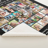 Memorial 30 Fotocollage Sherpa Deken (3/4)