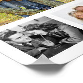 Memorial 33 Foto collage Botanische hartbladeren Poster (Hoek)