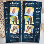 Memorial 3 Foto Blue Funeral Prayer 2 Bladwijzer