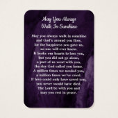 Memorial 3 Foto Herdenking Uitvaartgebed Kaart (Achterkant)