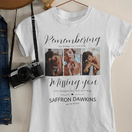 Memorial 3 Foto Tribute T-shirt