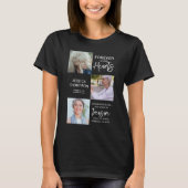 Memorial 3 Fotocollage begrafenis T-shirt (Voorkant)