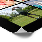 Memorial 48 Fotocollage ter nagedachtenis van zwar Poster (Hoek)