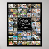 Memorial 54 Foto Collage FOREVER IN ONZE HARTS Poster (Voorkant)