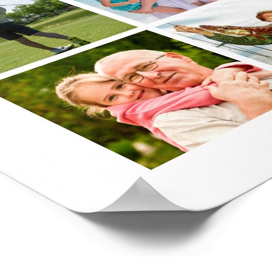 Memorial 54 Foto Collage FOREVER IN ONZE HARTS Poster (Hoek)