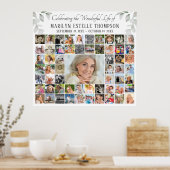 Memorial 59 Foto Collage Celebration of Life Poster (Keuken)