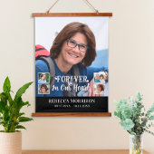 Memorial 5 Foto Modern Calligrafiescript Hoorten Hangend Wandkleed