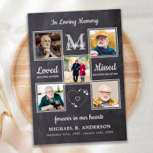 Memorial 5 Fotocollage - viering van het leven