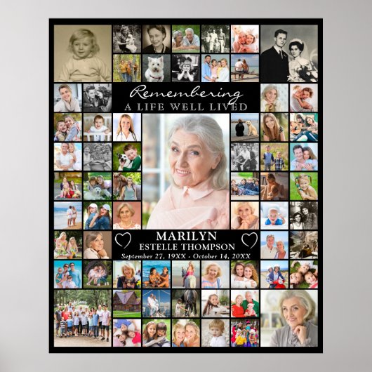 Memorial 66 Photo Collage Poster (Voorkant)