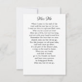 Memorial 9 Fotocollage Begrafenisgebed Kaart (Achterkant)