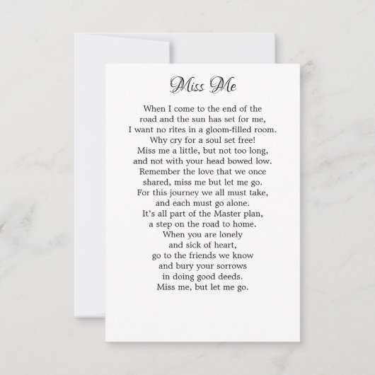 Memorial 9 Fotocollage Begrafenisgebed Kaart (Achterkant)