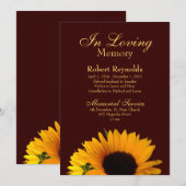 Memorial / Aankondiging (Voorkant / Achterkant)