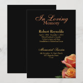 Memorial / Aankondiging (Voorkant / Achterkant)