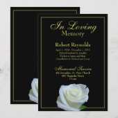 Memorial / Aankondiging (Voorkant / Achterkant)