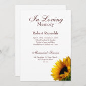 Memorial/Aankondiging Aankondiging (Voorkant / Achterkant)