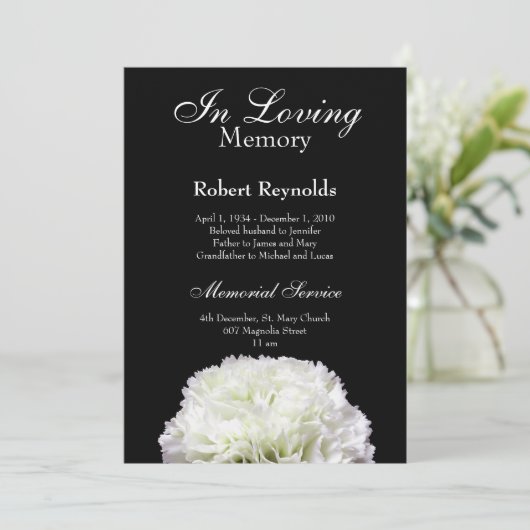 Memorial/Aankondiging Aankondiging (Staand voorkant)