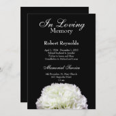 Memorial/Aankondiging Aankondiging (Voorkant / Achterkant)