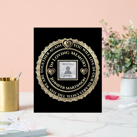 Memorial Acryl Bord (Huwelijk)