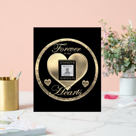 Memorial Acryl Bord (Huwelijk)