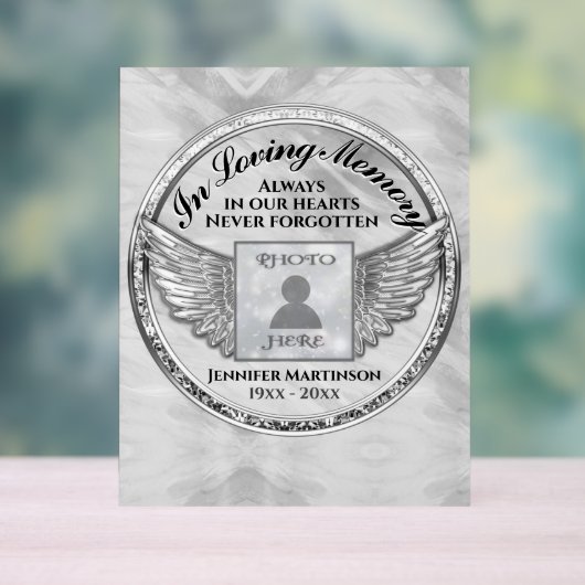 Memorial Acryl Bord (Neutraal)