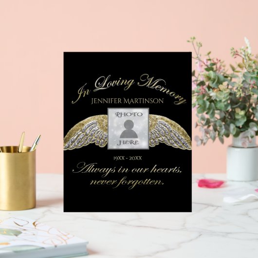 Memorial Acryl Bord (Huwelijk)