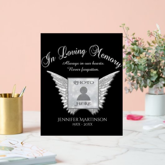 Memorial Acryl Bord (Huwelijk)