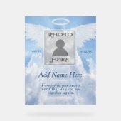 Memorial Acryl Bord (Voorkant)