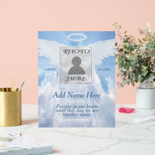 Memorial Acryl Bord (Huwelijk)