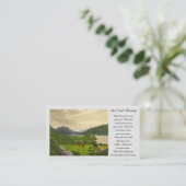 Memorial Afbeelding Sympathie Kaart geprezen Visitekaartje (Staand voorkant)