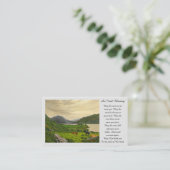 Memorial Afbeelding Sympathie Kaart geprezen Visitekaartje (Staand voorkant)