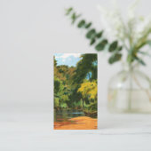 Memorial Afbeelding Sympathie Kaart geprezen Visitekaartje (Staand voorkant)