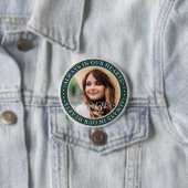 Memorial altijd in ons hart Ouderlijke foto Ronde Button 7,6 Cm (In situ)