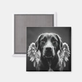 Memorial Angel Hond Labrador Magneet (Voorkant / Achterkant)