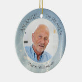 Memorial ANGEL IN HEAVEN Photo Keepomwille Keramisch Ornament (Rechts)