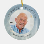 Memorial ANGEL IN HEAVEN Photo Keepomwille Keramisch Ornament (Voorkant)