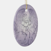 Memorial Angel Keramisch Ornament (Rechts)