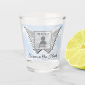 Memorial Angel Wings Voeg foto-schots glas toe (Voorkant)