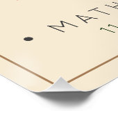  Memorial Art Nouveau Daisies Rustic Perfect Poster (Hoek)