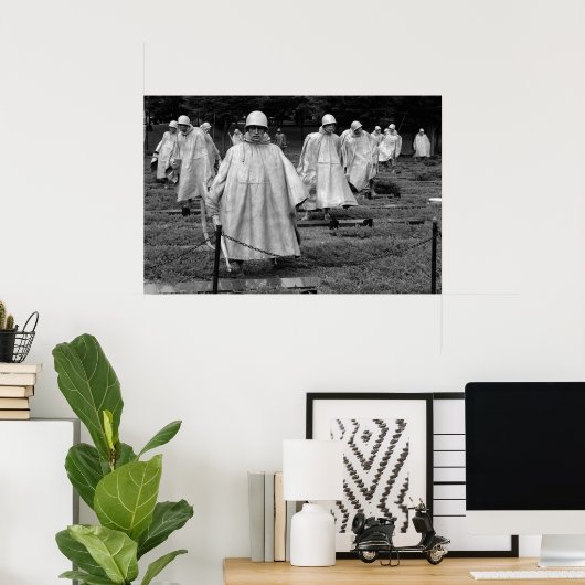 Memorial B&W Poster (Thuiskantoor)