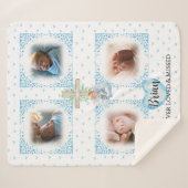 Memorial Baby Boy Foto Deken Gift (Voorkant (horizontaal))
