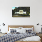 Memorial Bas Relief of the Compact Signing Canvas Afdruk (Insitu (Slaapkamer))