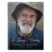 Memorial begrafenis foto gast notitieboek (Voorkant)