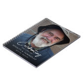 Memorial begrafenis foto gast notitieboek (Linkerzijde)