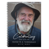 Memorial begrafenis foto gast notitieboek (Voorkant)