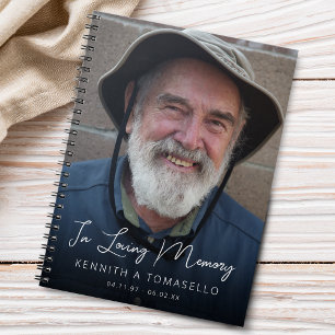 Memorial begrafenis foto gast notitieboek