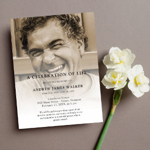 Memorial begrafenis foto Tribute Briefkaart